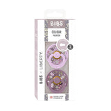 Bibs Liberty Camomile Mauve Pacifier set