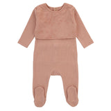 Cadeau 2425 Linen Elegance Mauve Footie