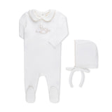 Inii Mini Vintage Embroidered Horse Footie