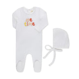 Inii Mini Me Time Applique Footie Girls