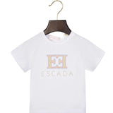 Escada 72403 Emb Logo Tee Bright White