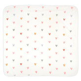 Hooded Towel - Hearts: 100% Cotton / 33" Square