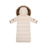 Ellabee Down Fur Snowsuit Beige