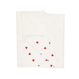 Coton Pompom 2400 Red Hearts Lollipop Blanket