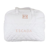 Escada 74211 Bright White Quilted Diaper Bag