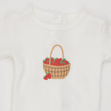 Coton Pompom 2414 Strawberry Basket Footie