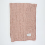 Bebe Organic 4294 Waffle Blanket Blush