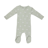 CP 2269 Tiny Bikes Sage Green Footie