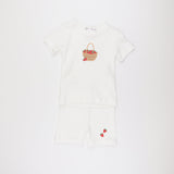 Coton Pompom 2414 Strawberry Basket Short 2Pc