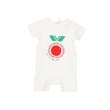 inii mini Apple Logo Romper