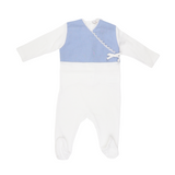 La Mascot 4116 Crocheta Footie Light Blue