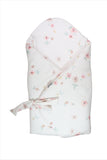Petite Laure Small Retro Flowers Baby Wrap
