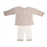 Li & Me 421 Toasted Claude Knit Sweater & Legging Set