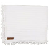 Omnis Pura Pique Blanket Ivory