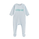 Oubon ss040 Patchwork Blue Footie