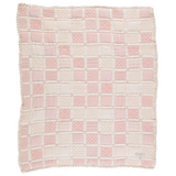 Bebe Organic Mai Baby Blanket Dusty Rose Patchwork