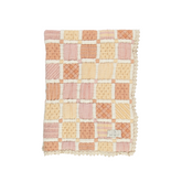 Bebe Organic Mai Baby Blanket Yellow Patchwork
