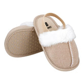 Stephan Baby Fur Baby Slippers Tan