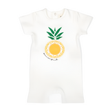 inii mini Pineapple Logo Romper