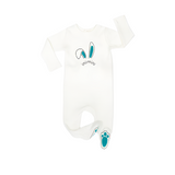 inii mini Chenille Bunny Boys Footie