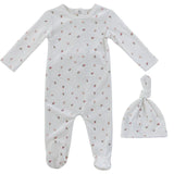 Kipp Nutmeg Oak Romper + Hat Set Pink