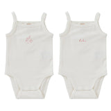 Kipp Flying Feathers Onesie Set Of 2 Red