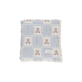Bebe Organic Blanket Teddy Bear Patchwork