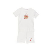 Coton Pompom 2414 Strawberry Basket Short 2Pc