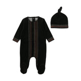 Bee & Dee HCSBG Black Girls Color Stitch Footie & Hat