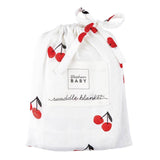 Stephan Baby Cherries Swaddle Blanket