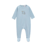 Oubon ss038 Baby Items Blue Footie