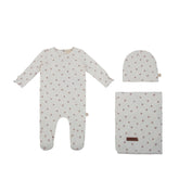 Citrine SS24 Peach Print White/Lavender