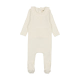 Mema Knits M21 Winter White Base Girls Footie