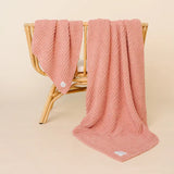 Lou Lou & Co Chenille Blanket Rose