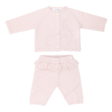 Tartine Et Chocolat Cashmere Cardigan Set Rose