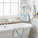 Omnis Pura Bathrobe Set Turquoise Bear