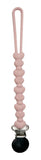 Love You More Pacifier & Teether Clip