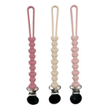 Love You More Pacifier & Teether Clip