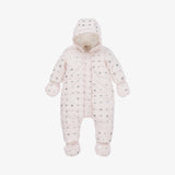 Michael Kors Rose Baby Snowsuit With MK Logo
