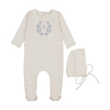 Peluche BT Botanical Blue Footie Set