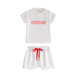 Oubon ss017 Patchwork Girls Sweat Set