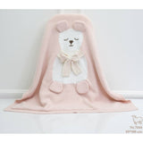 Thick Polar Bear Blanket, Special Design, Perfect Gift: Pink