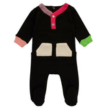 Cadeau 2406 Little Color Block Footie - Girls