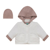 Mini P 1632 Quilted White/Pastel Pink