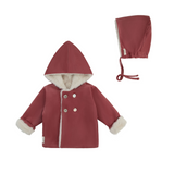 Bamboo 2578 Corduroy Jacket & Hat Red