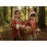 Bamboo 2578 Corduroy Jacket & Hat Red