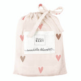 Stephan Baby Swaddle Blanket-Hearts
