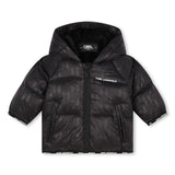 Karl Lagerfeld 30298 Black Puffer Jacket