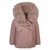 Pramie 2445 Mauve Girls Jacket W/Bow