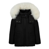 Pramie 2433 Black W/White Fur Jacket